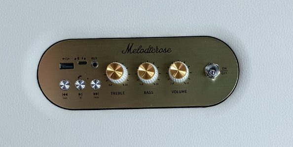 -Melodicrose 2- 130 Watt Vintage Verstärker mit 20.000mAh Akku für unterwegs