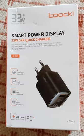 Toocki 33 Watt USB Lader mit GaN & Super Fast Charge
