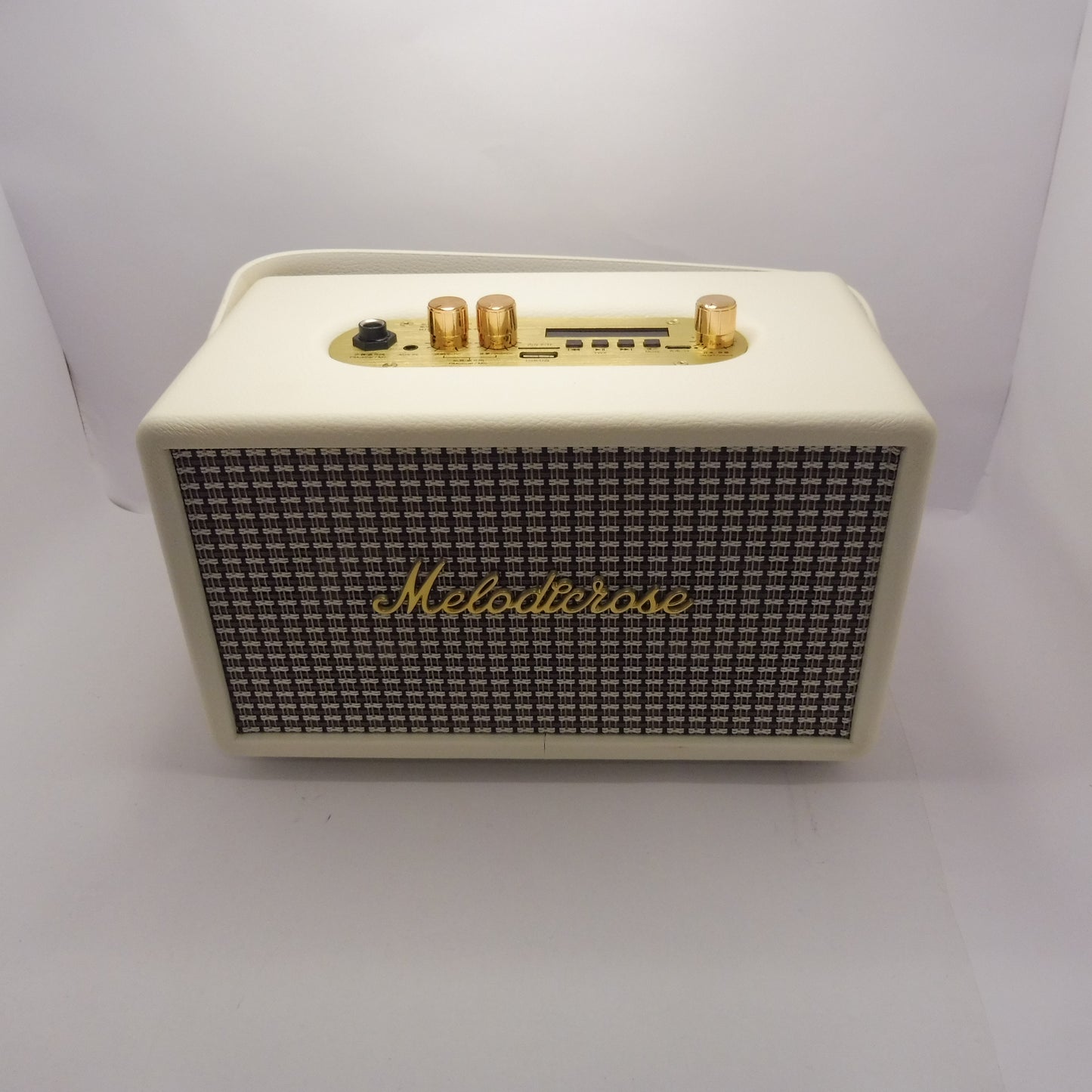 -Melodicrose - 40 Watt Vintage Verstärker mit 4000mAh Akku für unterwegs