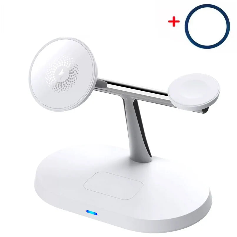 30W Magnetic Wireless Charger Station für Magsafe iPhone 16 15 14 13 12 Apple Watch 8 7 6 Airpods Pro Fast Charging Station