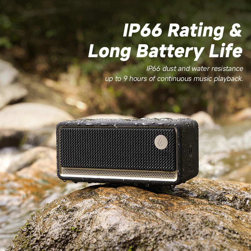 Edifier ES60 vintage/retro Bluetooth Lautsprecher 36W RMS Outdoor IP66 Spritzwasser geschützt