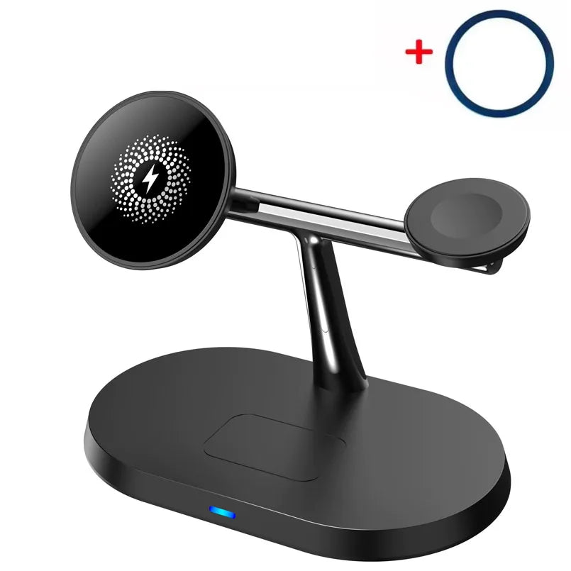 30W Magnetic Wireless Charger Station für Magsafe iPhone 16 15 14 13 12 Apple Watch 8 7 6 Airpods Pro Fast Charging Station