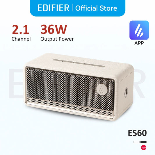 Edifier ES60 vintage/retro  Bluetooth Lautsprecher 36W RMS Outdoor IP66 Spritzwasser geschützt