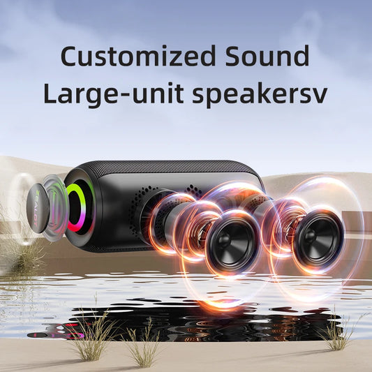 S32 MAX Portable Bluetooth Speaker 20W High-power TF/USB/AUX TWS 3D Stereo Bass IPX5 Waterproof Outdoor Subwoofer Loudspeaker